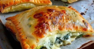 Pastelão Assado da Vovó: Receita Fácil com Massa Folhada e Recheio de Espinafre