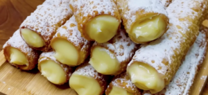 Cannoli com Massa de Pastel e Recheio de Chocolate Branco: Receita Fácil e Irresistível!